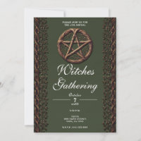 Wood Twig Pentagramm Green Wicca Hexen Ansammlung