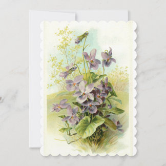 Wood Violets Danke Karte