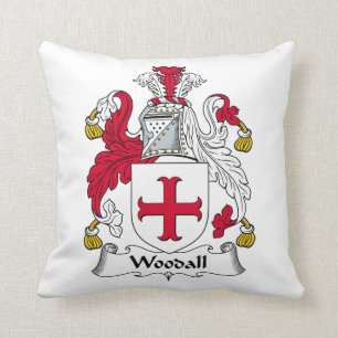 Woodall Familienwappen Kissen