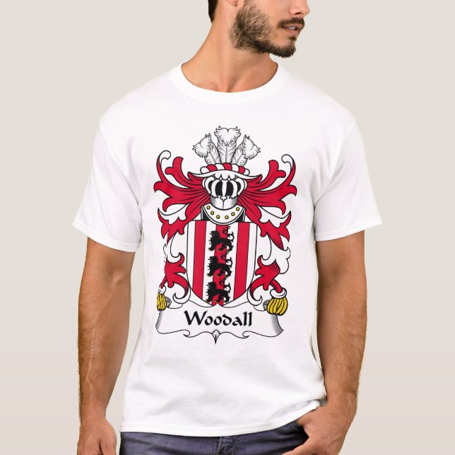 Woodall Familienwappen T-Shirt (Vorderseite)