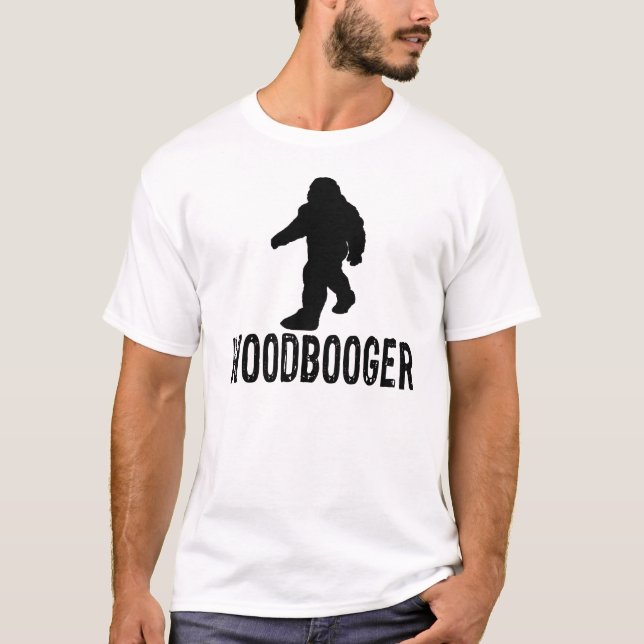WOODBOOGER beunruhigt T-Shirt (Vorderseite)