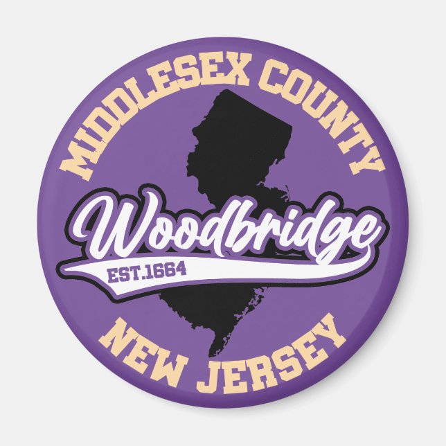 Woodbridge, New Jersey Magnet (Vorne)
