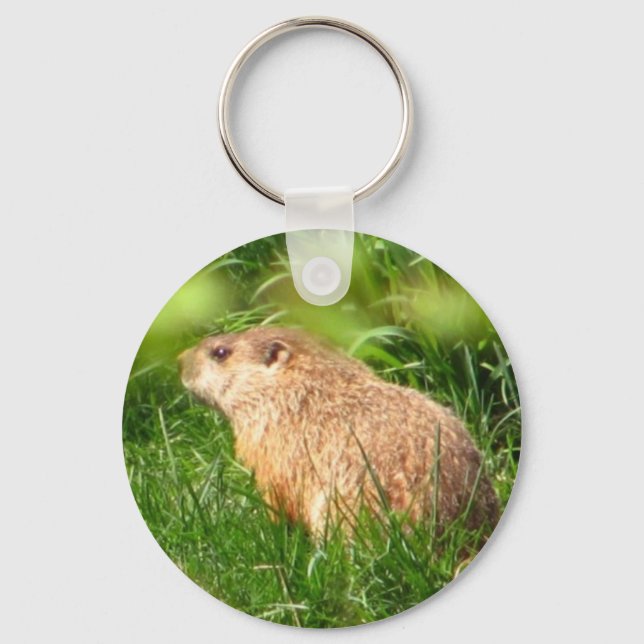 Woodchuck ~ Schlüsselanhänger (Vorderseite)