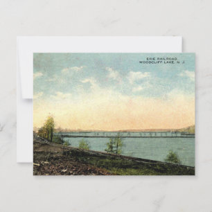 Woodcliff Lake NJ Erie Railroad, 1910er Postkarte