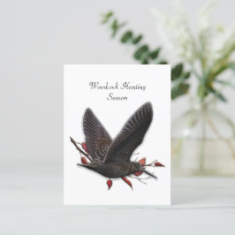 Woodcock Postkarte