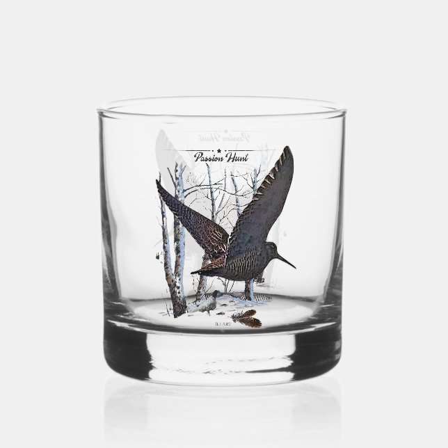 Woodcock Whiskyglas (Rückseite)