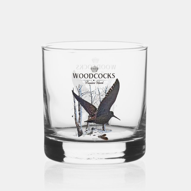 Woodcock Whiskyglas (Rückseite)