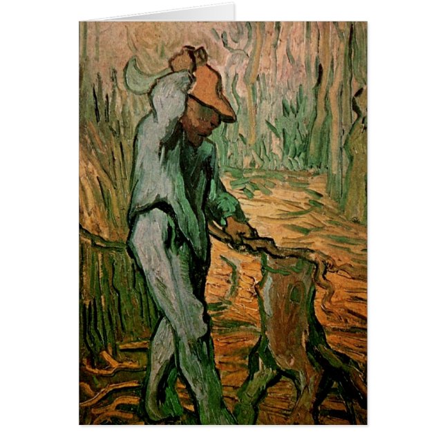 Woodcutter (après Millet) par Vincent van Gogh (Devant)