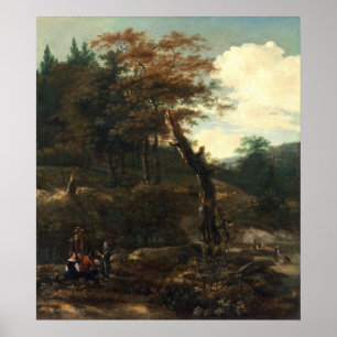 Wooded Landscape - Adam Pynacker Fine Art Poster