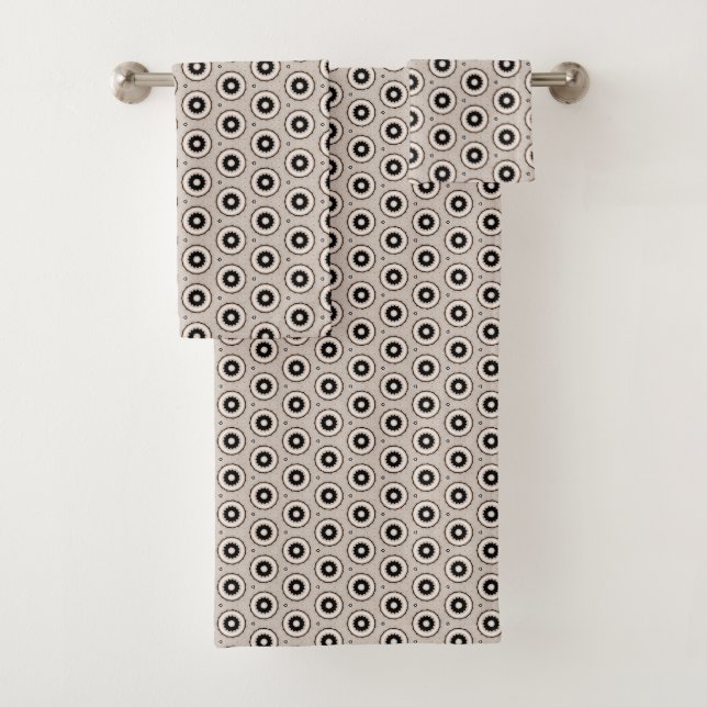 Wooden Coin Badhandtuch Set (Insitu)