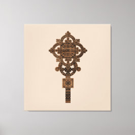 Wooden Hand Cross  Leinwanddruck