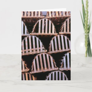 Wooden Lobster Traps Vertical Karte