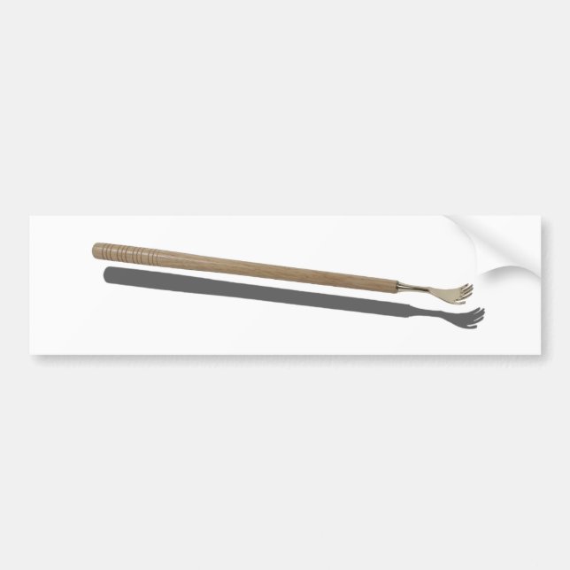 WoodenBackScratcher022111 Autoaufkleber (Vorne)