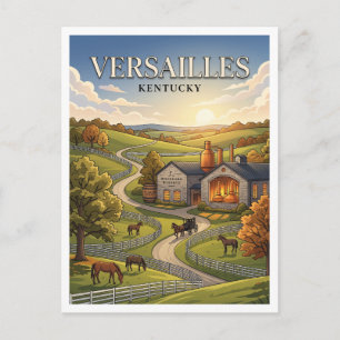 Woodford Reserve Brennerei Versailles Kentucky Postkarte