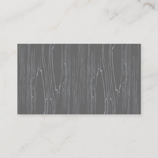 Woodgrain en Carte de visite gris (Devant)