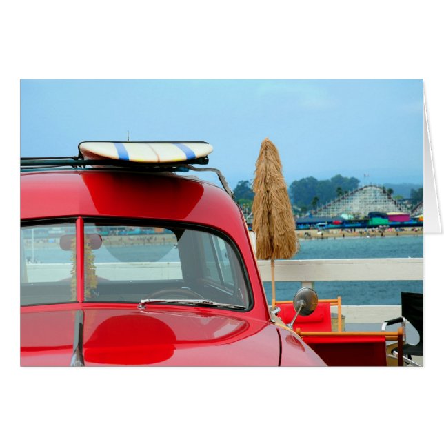 Woodie am Strand (Vorderseite (Horizontal))