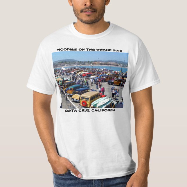 WOODIES AUF dem KAI-SANTA- CRUZT - Shirt 2010 (Vorderseite)