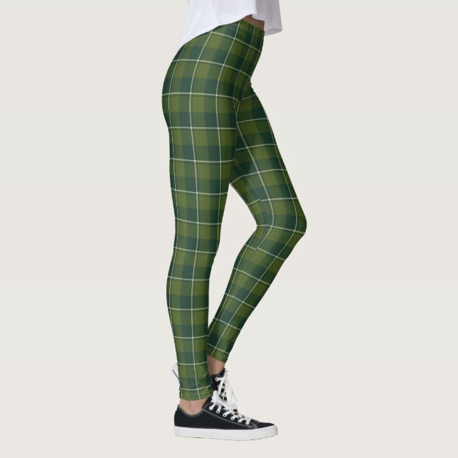 Woodland and Evergreen Plaid Leggings (Rechts)