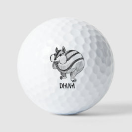Woodland Animal Art Stift Niedlich Chipmunk Golfball
