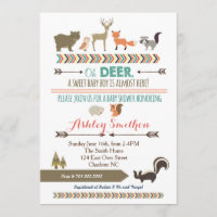 Woodland Animal Baby Dusche