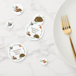 Woodland Animal Baby Dusche Konfetti