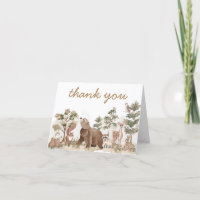 Woodland Animals Adventure erwartet Baby Shower