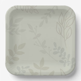 Woodland Animals Baby Duschpapier Teller