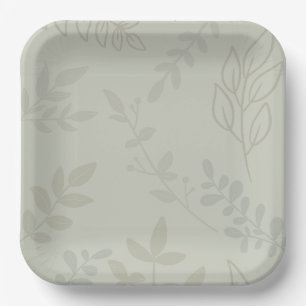 Woodland Animals Baby Duschpapier Teller