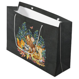 Woodland Animals Baby Showbeutel Große Geschenktüte