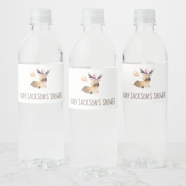 Woodland Animals Babydusche (Flaschen)