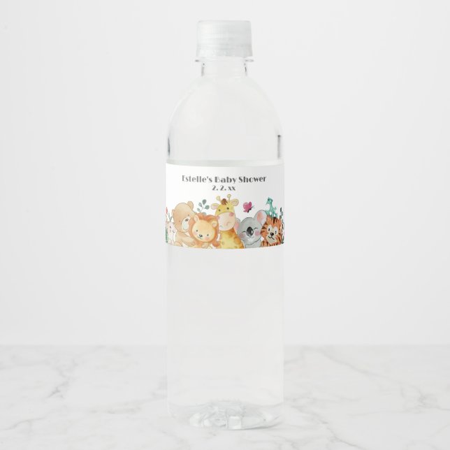 Woodland Animals Babydusche (Vorderseite)
