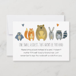 Woodland Animals Babydusche Buchanfrage