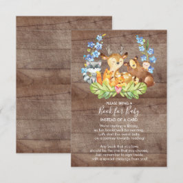 Woodland Animals Babydusche buchen für Babykarte Einladung