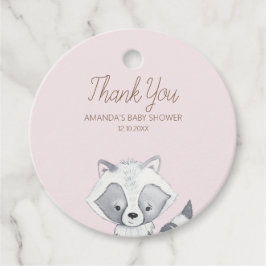 Woodland Animals Babydusche Geschenkanhänger