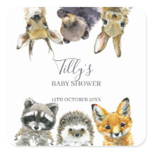 Woodland Animals Babydusche