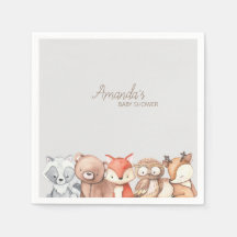 Woodland Animals Babydusche