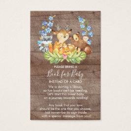 Woodland Animals buchen für Babykarte