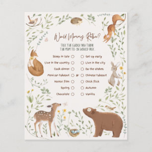Woodland Animals Forest Friends Kinderdusche