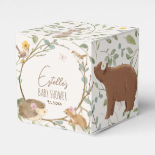 Woodland Animals Forest Friends Kinderdusche Geschenkschachtel