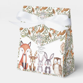 Woodland Animals Niedlich Baby Dusche Vielen Dank Geschenkschachtel