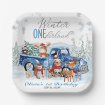 Woodland Animals Truck ONEderland 1st Birthday
