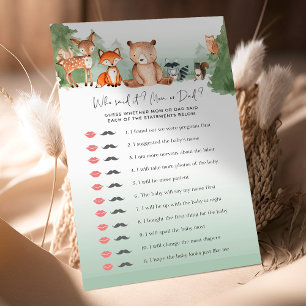 Woodland Baby Duwer Game Wer hat es gesagt?