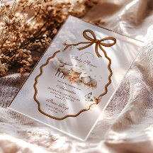 Woodland Baby Shower Gingham Fall