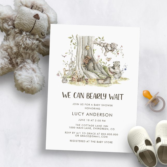 Woodland Babydusche Einladung (Von Creator hochgeladen)