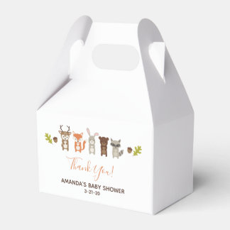 Woodland Babydusche Geschenkschachtel