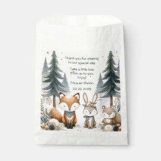 Woodland Babydusche Geschenktütchen