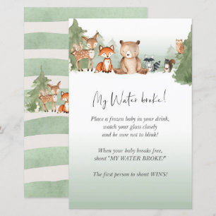 Woodland Babydusche Mini signieren meinen Wasserbr
