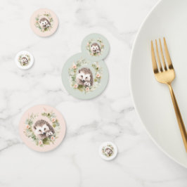 Woodland Babydusche, Niedlicher Igel Konfetti