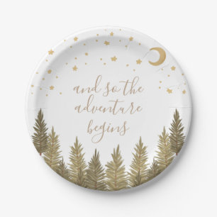 Woodland Babydusche Pappteller