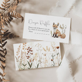 Woodland Babydusche Windelwindeln Begleitkarte